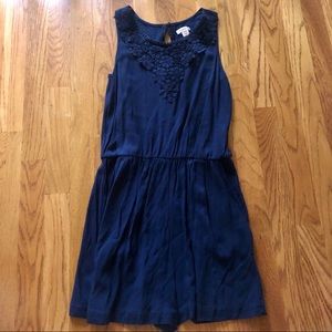 Xhilaration Navy Blue Romper